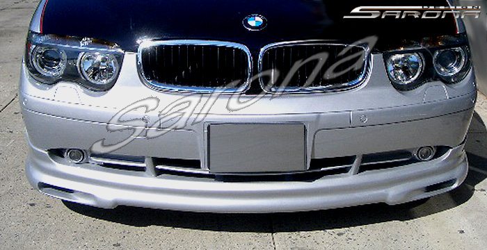 Custom BMW 7 Series Front Bumper Add-on  Sedan Front Add-on Lip (2002 - 2004) - $390.00 (Part #BM-018-FA)